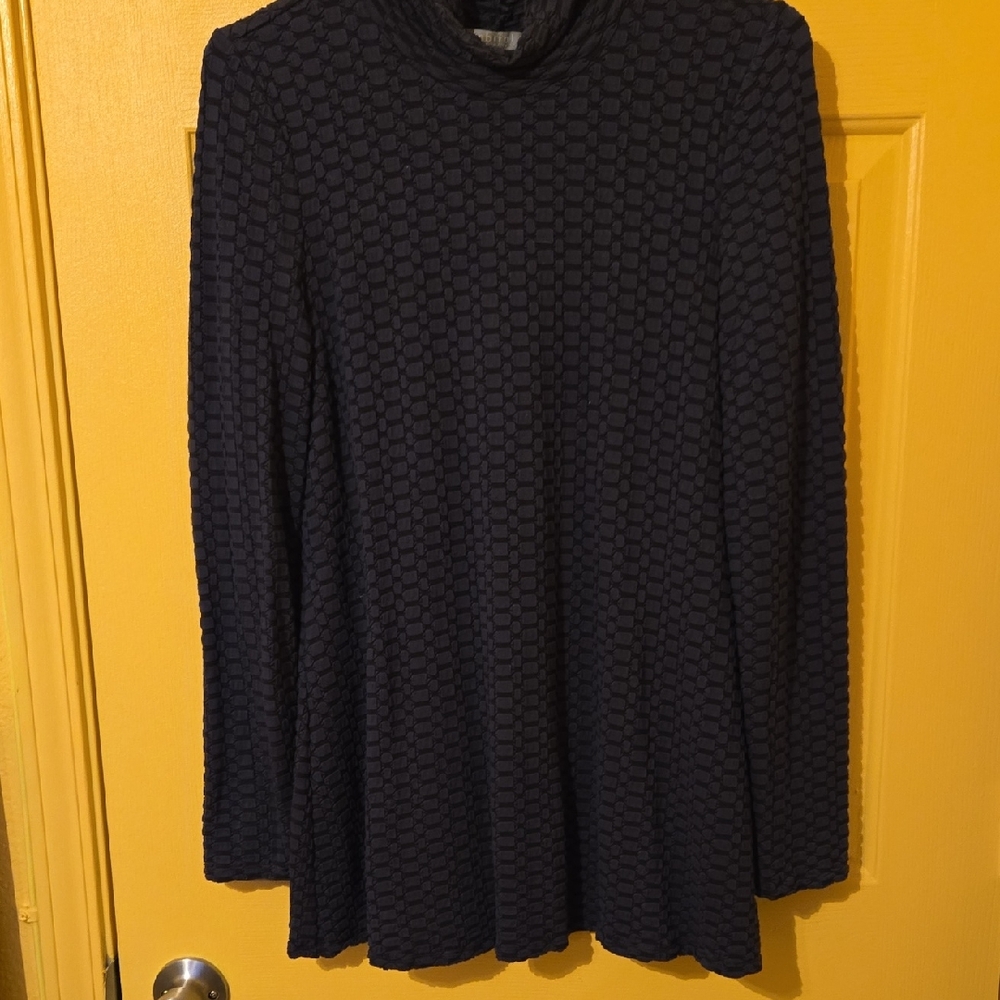 Habitat Navy Textured Top